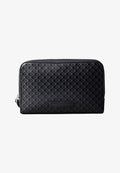 Calvin Klein EMBLEM POUCH - Clutch - black