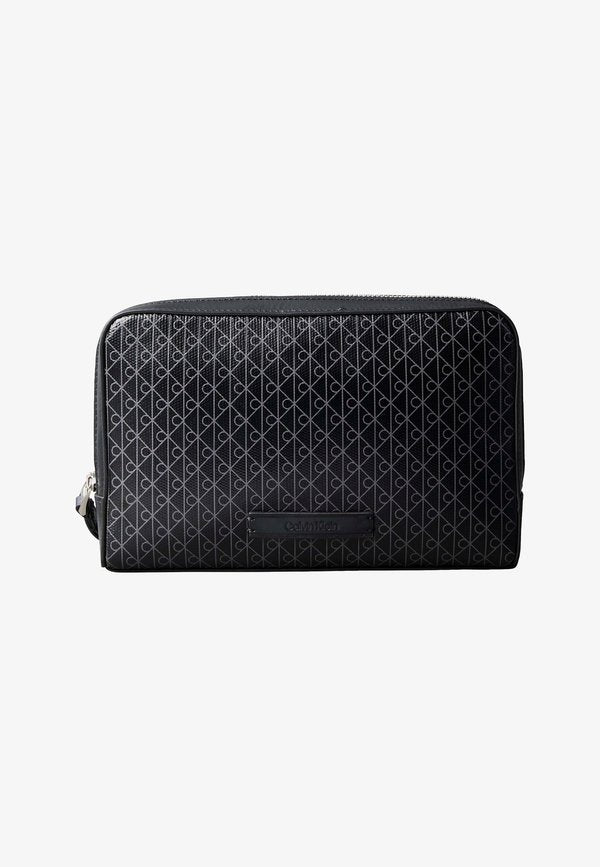Calvin Klein EMBLEM POUCH - Clutch - black