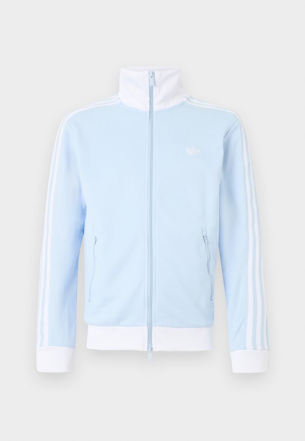 adidas Originals BECKENBAUER TT - Zip-up sweatshirt - crystal sky/white
