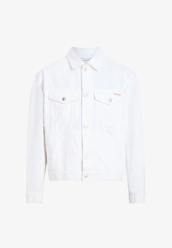 Calvin Klein Jeans 90S TRUCKER CHALK WHITE - Denim jacket - chalk white