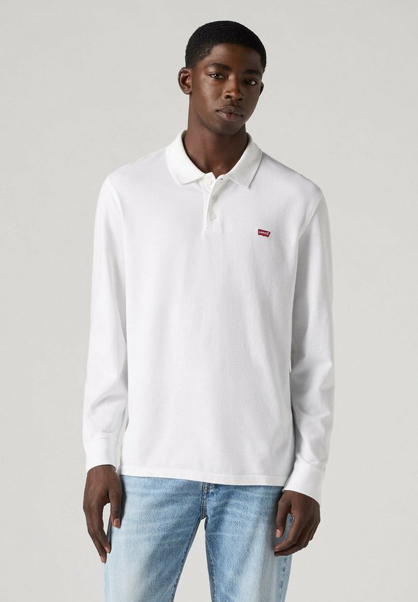 Levi's® LS HM POLO TAWNY PORT PIQUE - Polo shirt - tawny port - whites