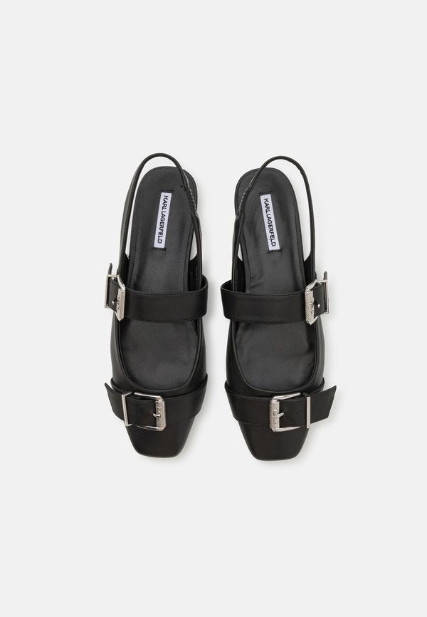 KARL LAGERFELD KONNIE DOUBLE BUCKLE SLING