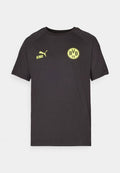 Puma BVB KING TEE - Print T-shirt - black/yellow alert