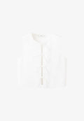 Mango Waistcoat - white