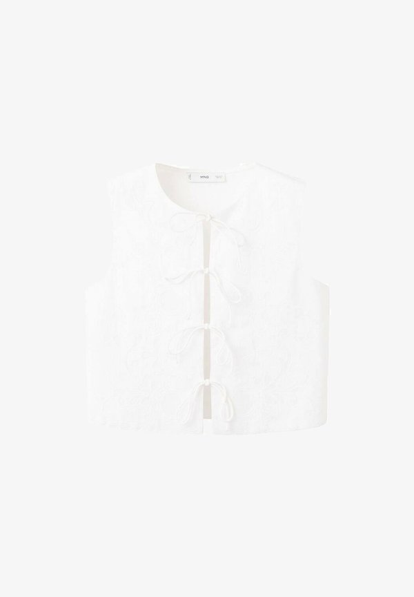 Mango Waistcoat - white