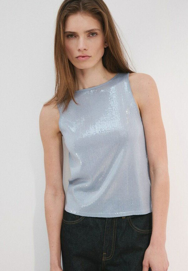 Mango ADULT - Top - light blue