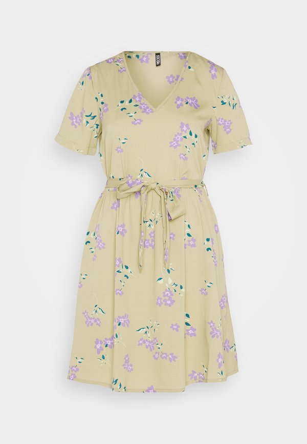 Pieces PCLILIANA V NECK SHORT DRESS