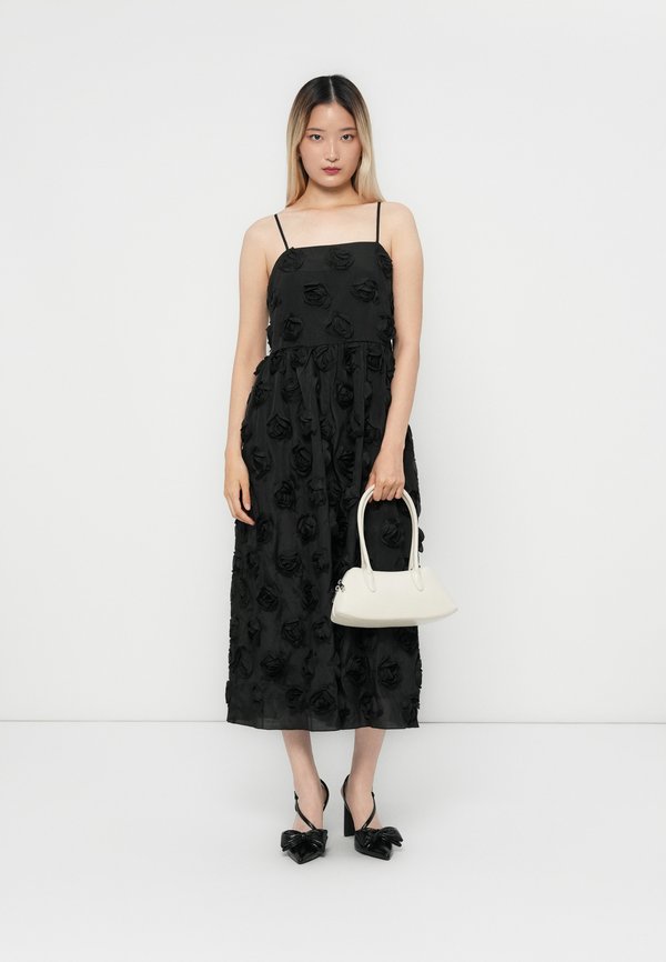 YAS YASROSSIE STRAP MIDI DRESS
