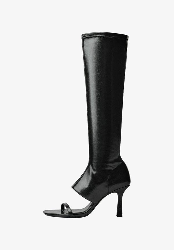 Bershka Boots - black