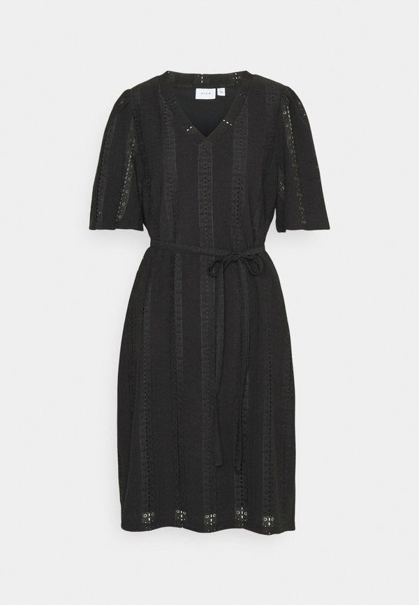 VILA Petite VIAGATHA V-NECK KNEE DRESS