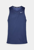 Nike Performance MILER TANK - Top - midnight navy/reflective silver-coloured