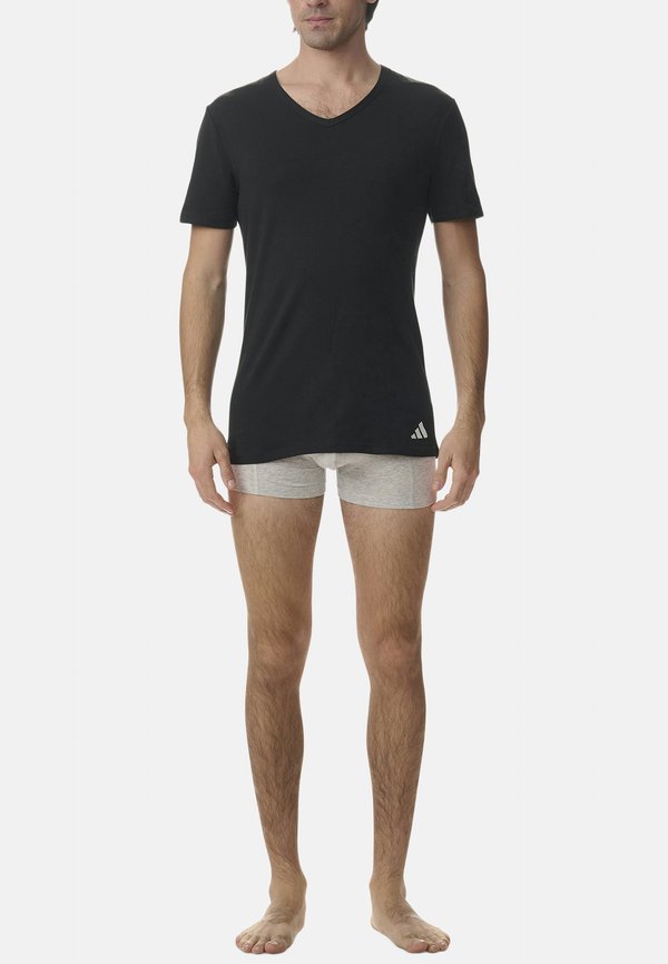 adidas Sportswear 4ER PACK - Undershirt - schwarz