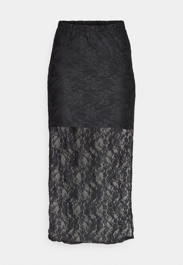 Pieces PCNACY LACE ANKLE SKIRT