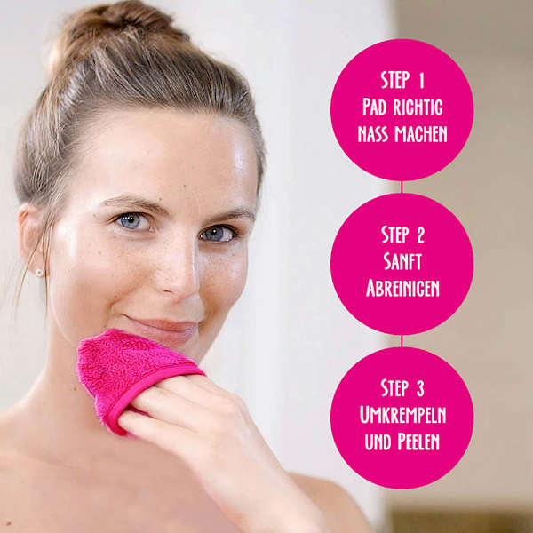 MakeUp Radierer Pad Pink Der original MakeUp Radierer