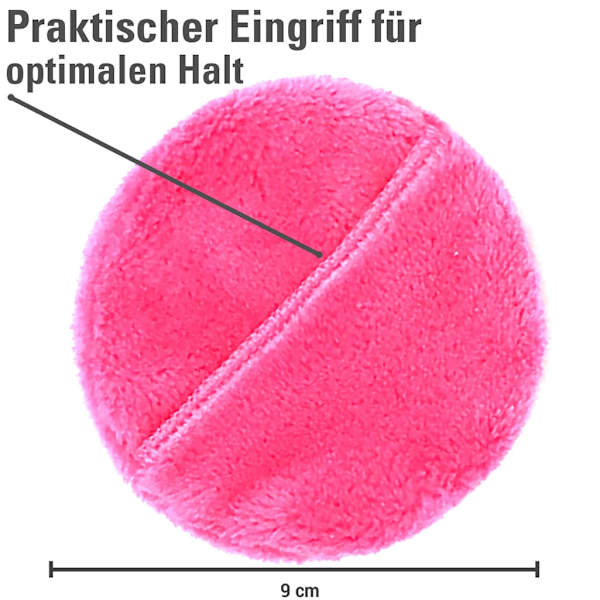 MakeUp Radierer Pad Pink Der original MakeUp Radierer