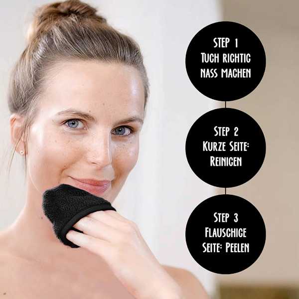MakeUp Radierer Pad Schwarz Der original MakeUp Radierer
