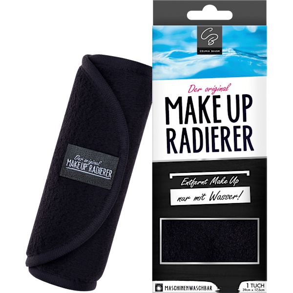 MakeUp Radierer Tuch Schwarz Der original MakeUp Radierer