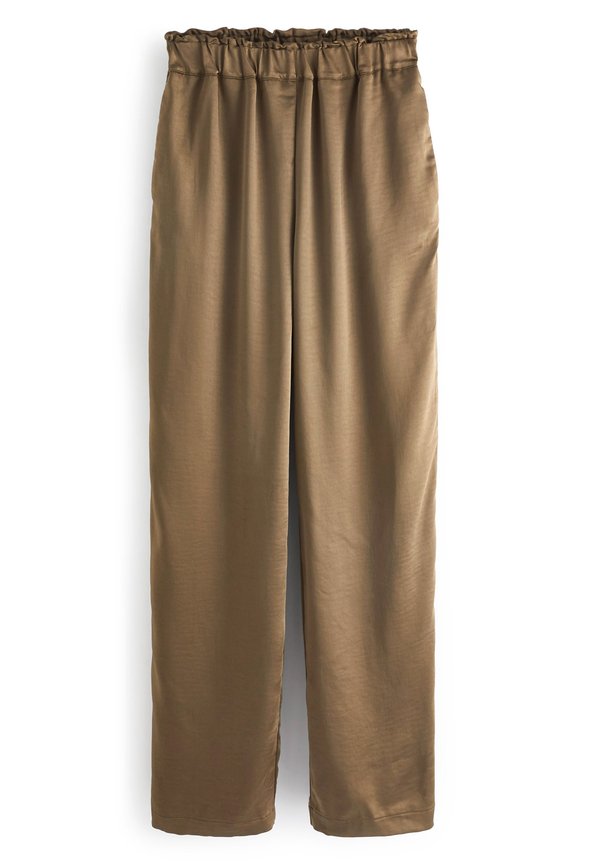 Next Waist Detail Satin Wide Leg Trousers