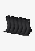 Puma UNISEX - 6ER PACK - CREW LIGHTWEIGTH UNI - Socks - schwarz