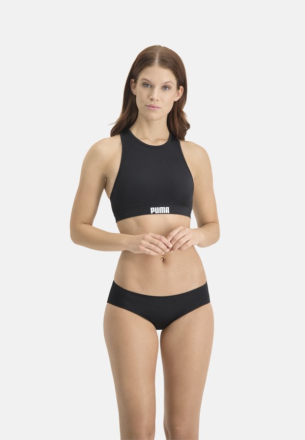 Puma SWIM WOMAN HIPSTER BOTTOM  - Bikini bottoms - black
