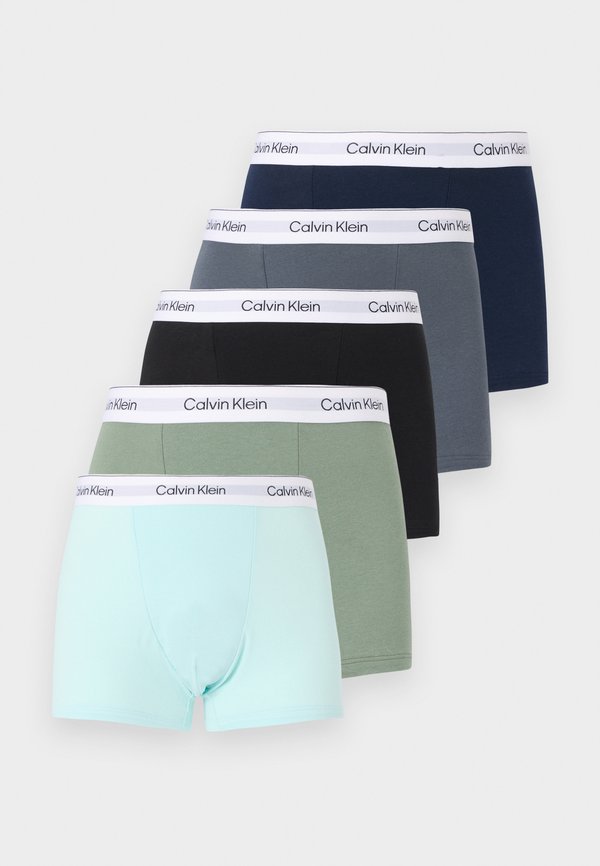 Calvin Klein Underwear RELAXED FIT 5 PACK ICON - Trunks - black/shoreline/sea spray/niagara