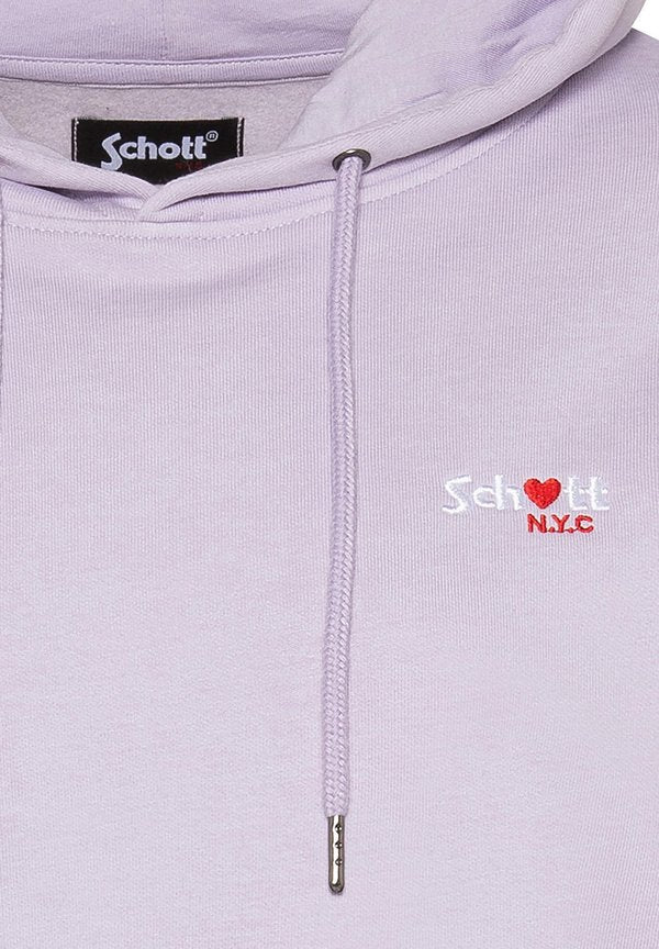 Schott SWEATSHIRT À CAPUCHE AVEC BRODERIE CUR