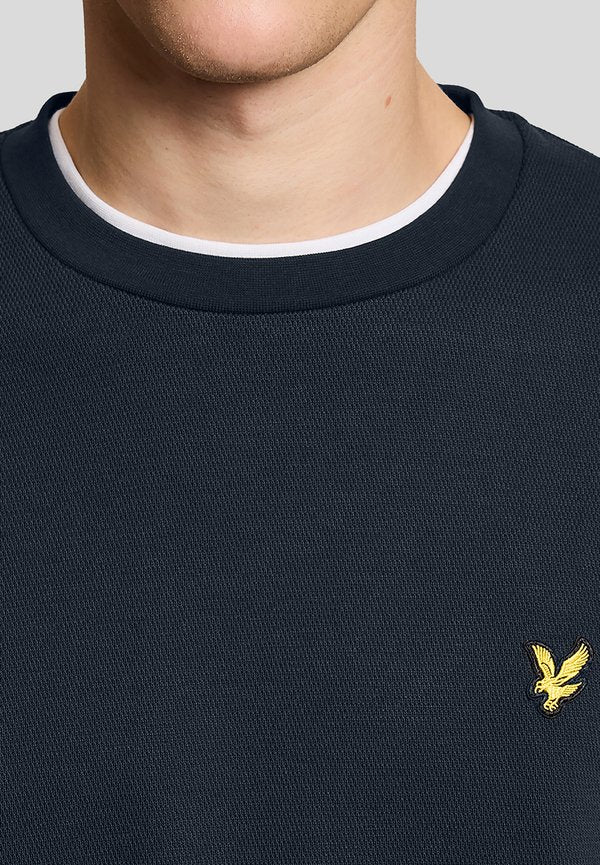 Lyle & Scott MID LAYERS RAISED JACQUARD CREW NECK
