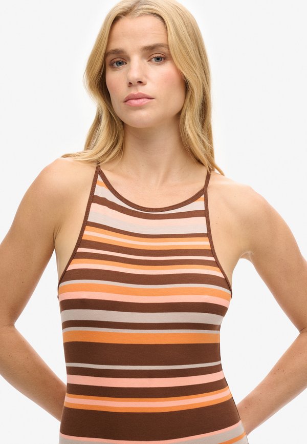 Superdry & Co STRIPE CAMI MIDI