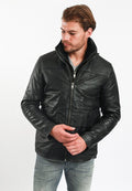 Lee Cooper LONG JACKET WITH COLLAR SHIRT - 2 SPLIT  SIDE POCKETS - FR