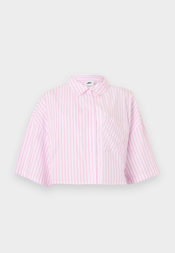 Nike Sportswear Button-down blouse - magenta/pink foam/summit white