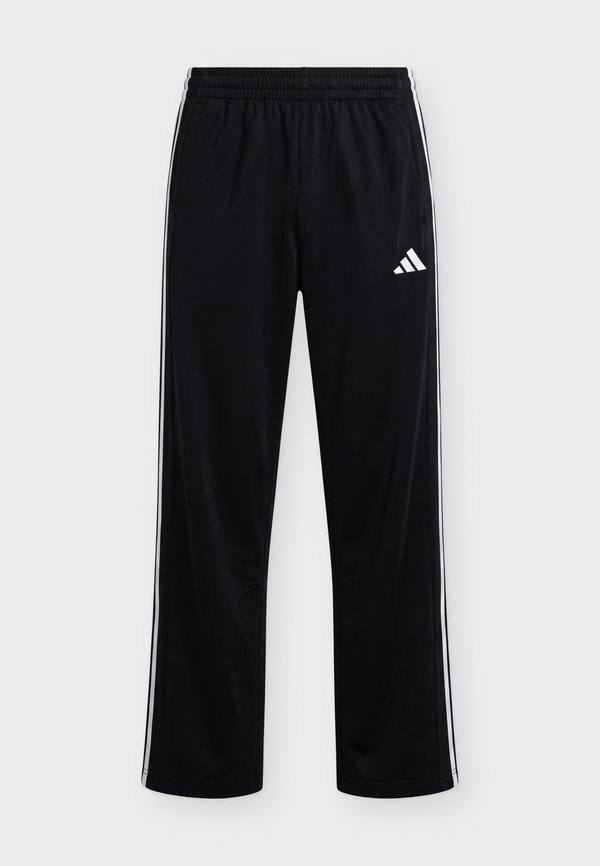adidas Sportswear MENS 3 STRIPES SNAP TRACK PANTS - Tracksuit bottoms - black/white