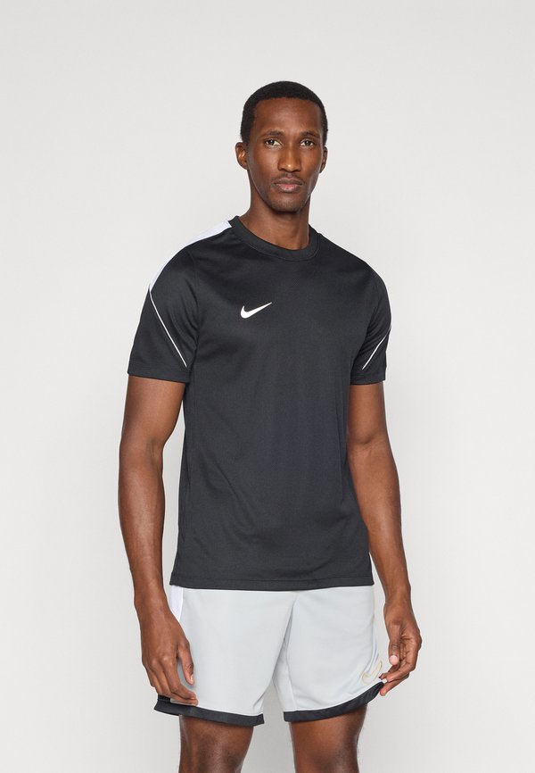 Nike Performance MEN'S SHORT SLEEVE SOCCER - Sports T-shirt - black/white