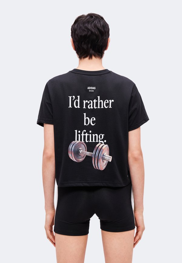 adidas Performance CATEGORY TRAINING GRAPHIC  - Sports T-shirt - black
