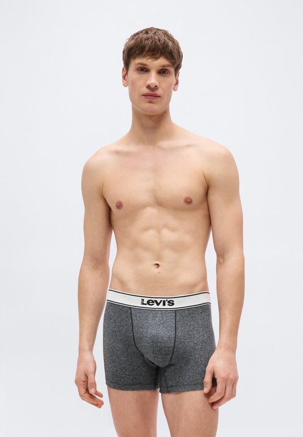 Levi's® MEN BRIEF 2 PACK - Boxer briefs - black/dark grey