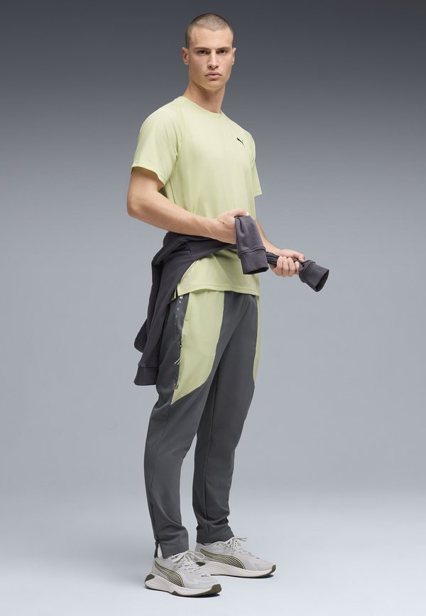 Puma Tracksuit bottoms - galactic gray-apple spritz