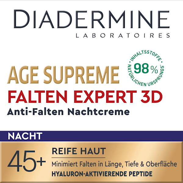 Anti Falten Nachtcreme Age Supreme Falten Expert 3D Diadermine