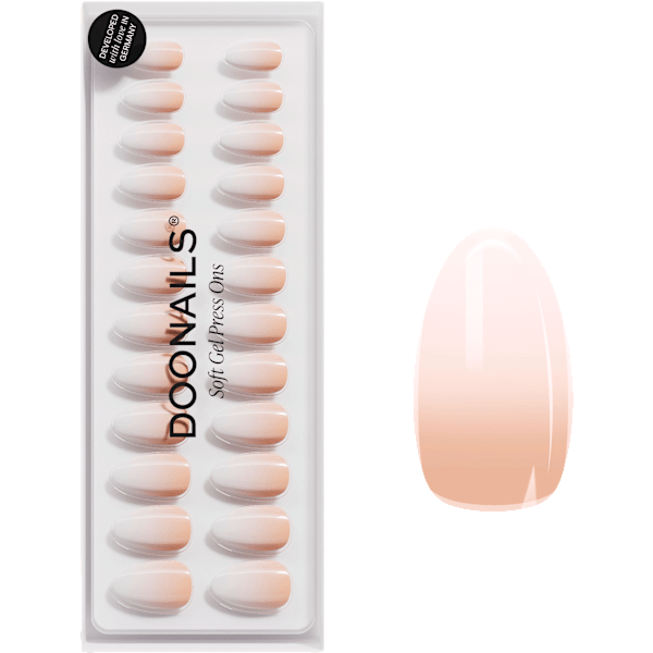 Künstliche Nägel, Soft Gel Press Ons Babyboomer Short Almond Doonails
