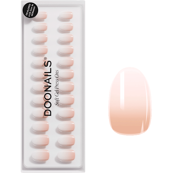 Künstliche Nägel, Soft Gel Press Ons Babyboomer Short Round Doonails