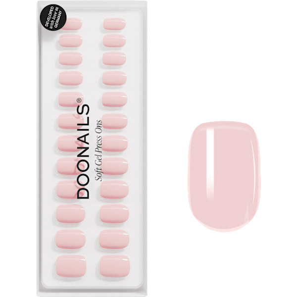 Künstliche Nägel, Soft Gel Press Ons Ballerina Extra Short Square Doonails