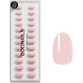 Künstliche Nägel, Soft Gel Press Ons Ballerina Short Round Doonails