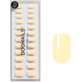 Künstliche Nägel, Soft Gel Press Ons Butter Yellow Short Square Doonails