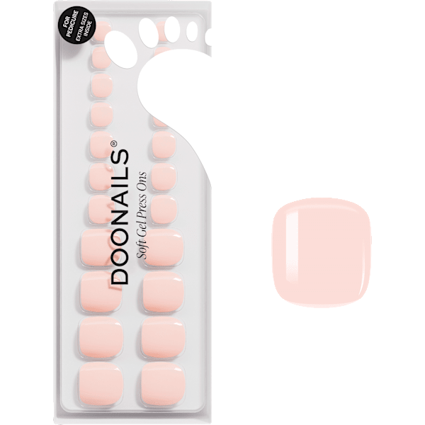 Künstliche Nägel, Soft Gel Press Ons Pediküre Ballerina Doonails
