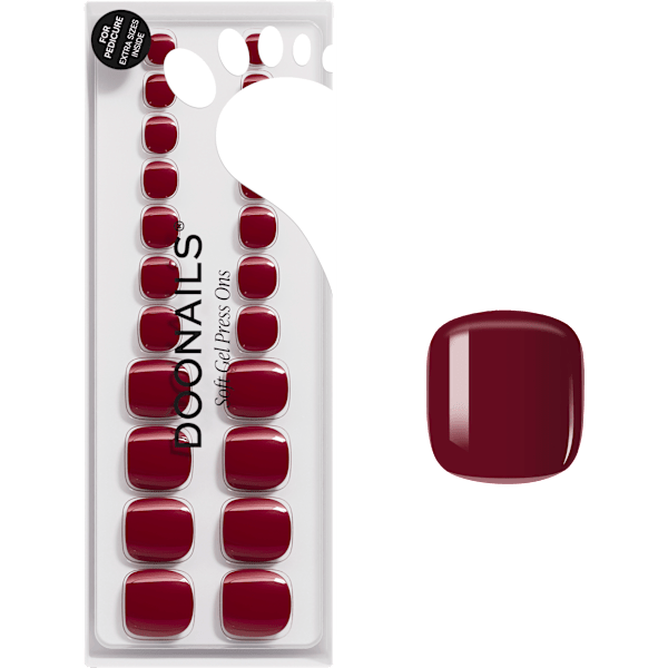 Künstliche Nägel, Soft Gel Press Ons Pediküre Love Paris Doonails