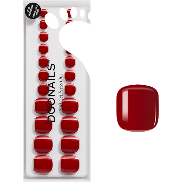Künstliche Nägel, Soft Gel Press Ons Pediküre Mon Cheri Doonails