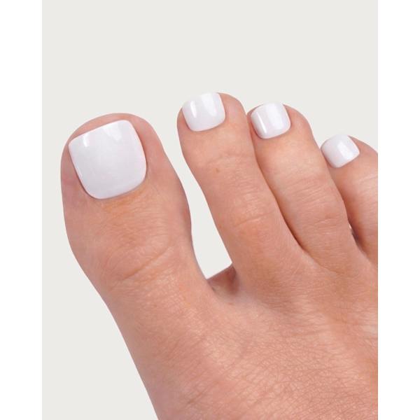 Künstliche Nägel, Soft Gel Press Ons Pediküre Snow White Doonails