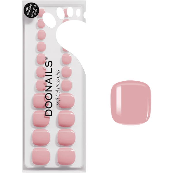Künstliche Nägel, Soft Gel Press Ons Pediküre Valentine Crush Doonails