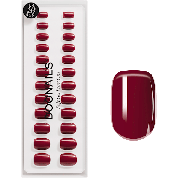 Künstliche Nägel, Soft Gel Press Ons Short Heartbreaker Doonails