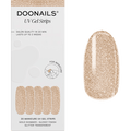 UV Gel Nagelfolien, Gel Strips Gold Shimmer Doonails