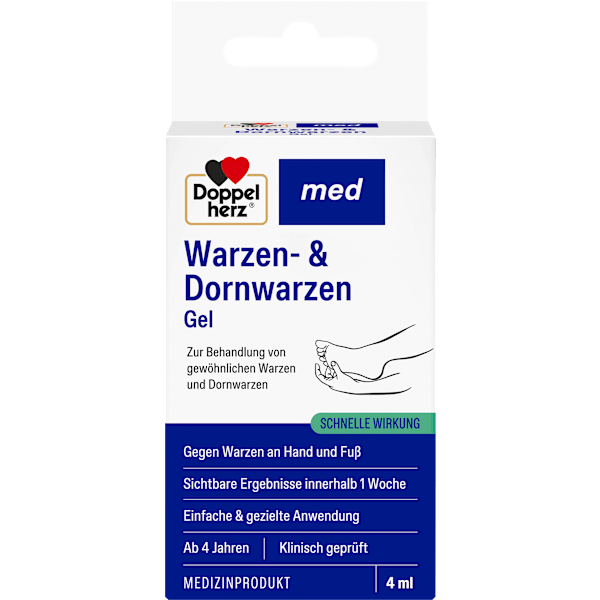 Warzen- & Dornwarzen Gel Doppelherz med