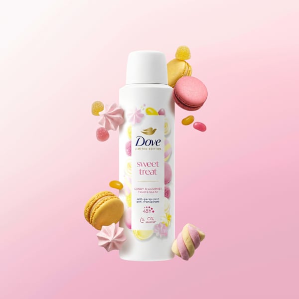 Antitranspirant Deospray Sweet Treat Candy & Gourmet Treats Scent Dove